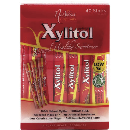 NIRVANA ORIGINALS Xylitol Sticks 40x4g | Baking Ingredient