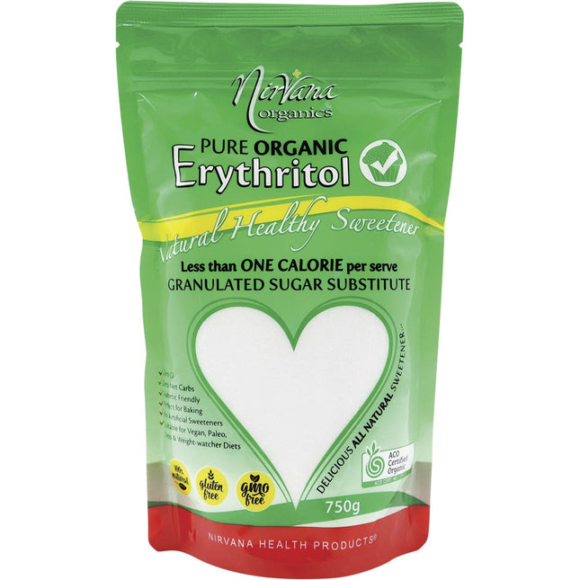 Nirvana Organics - Erythritol Pure Organic - 750g
