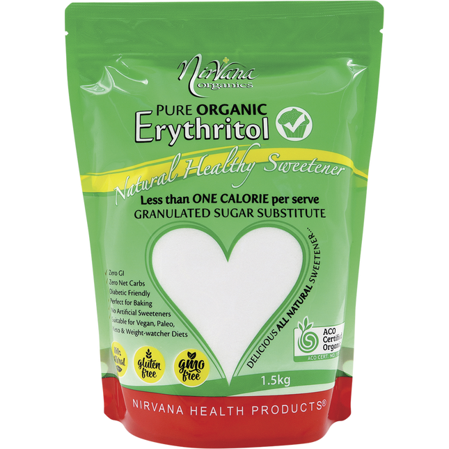 Nirvana Organics Organic Erythritol 1.5kg