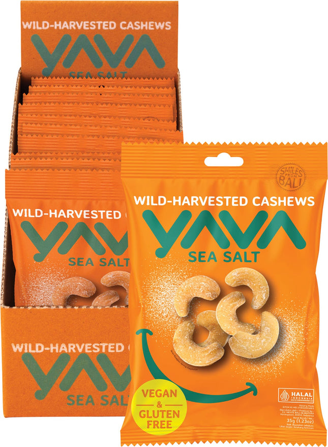 YAVA - WILD - HARVESTED CASHEWS 10X35G
