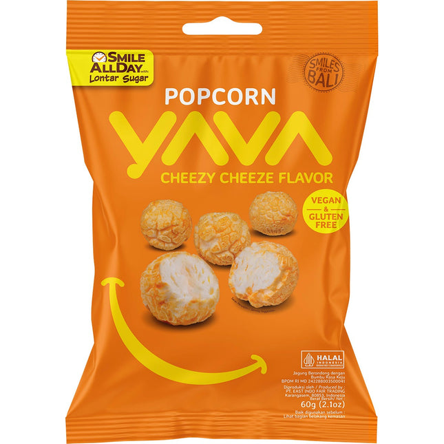 YAVA Popcorn Cheezy Cheeze Flavor 60g | Snack
