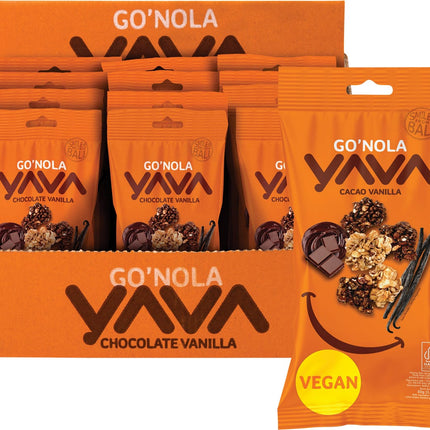 YAVA Go'nola Chocolate Vanilla 12x30g