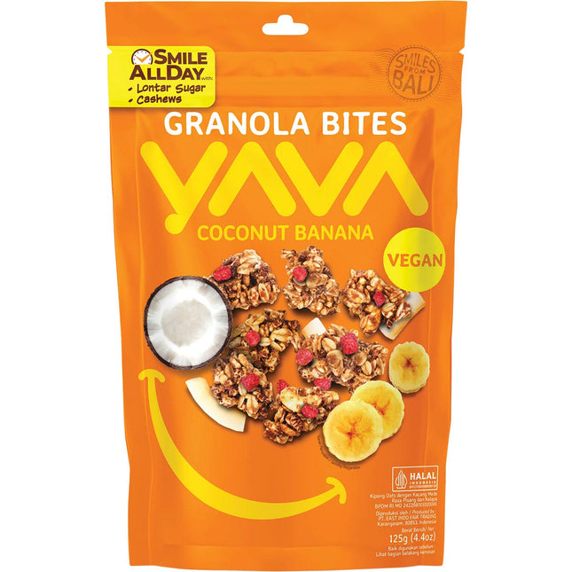 YAVA - GRANOLA BITES 125G