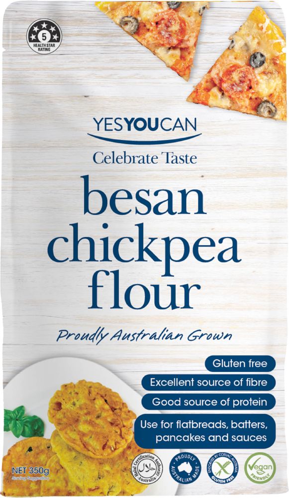YESYOUCAN BESAN CHICKPEA FLOUR G/F 350G