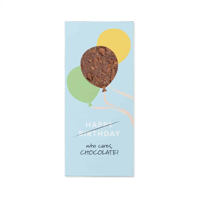 YOURS TRULY HAPPY BIRTHDAY WHO CARES CHOCOLATE 80G