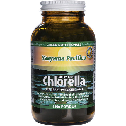 GREEN NUTRITIONALS Yaeyama Pacifica Chlorella Powder 120g | Algae Supplement