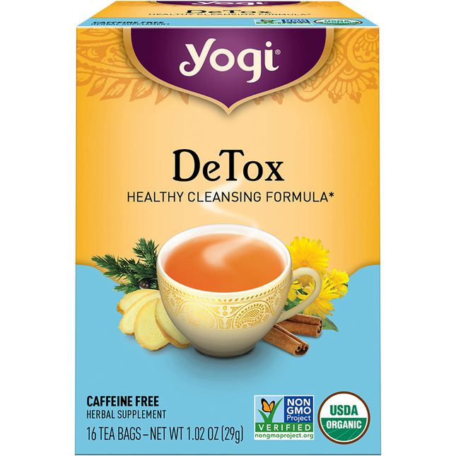 Yogi Tea DeTox Herbal Tea Bags 16 Pack