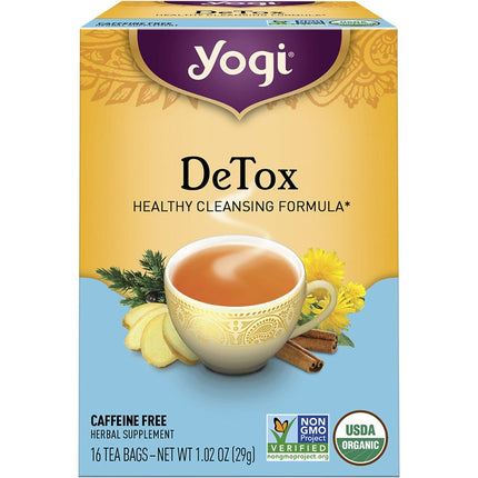YOGI TEA Herbal Tea Bags Detox 16pk
