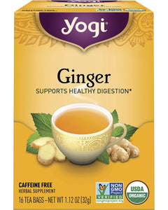 YOGI TEA Herbal Tea Bags Ginger 16pk | Cooking Oil