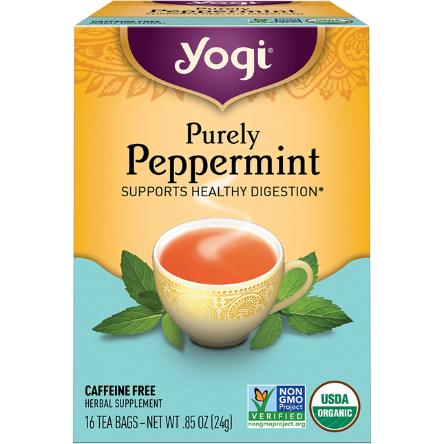 Yogi Tea Peppermint Herbal Tea Bags 16 Pack