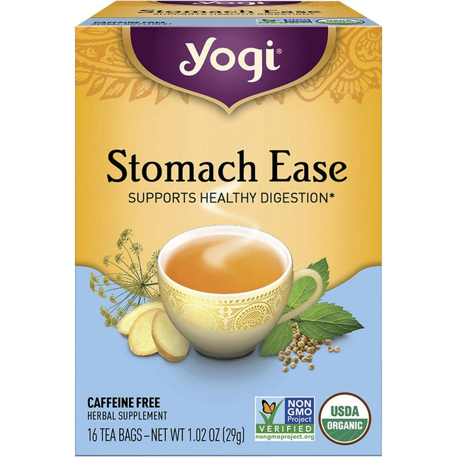 YOGI TEA Herbal Tea Bags Stomach Ease 16pk