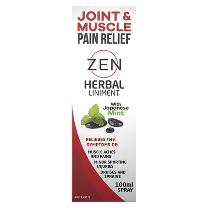 MARTIN & PLEASANCE Zen Herbal Liniment Spray 100ml | Herbs & Spices