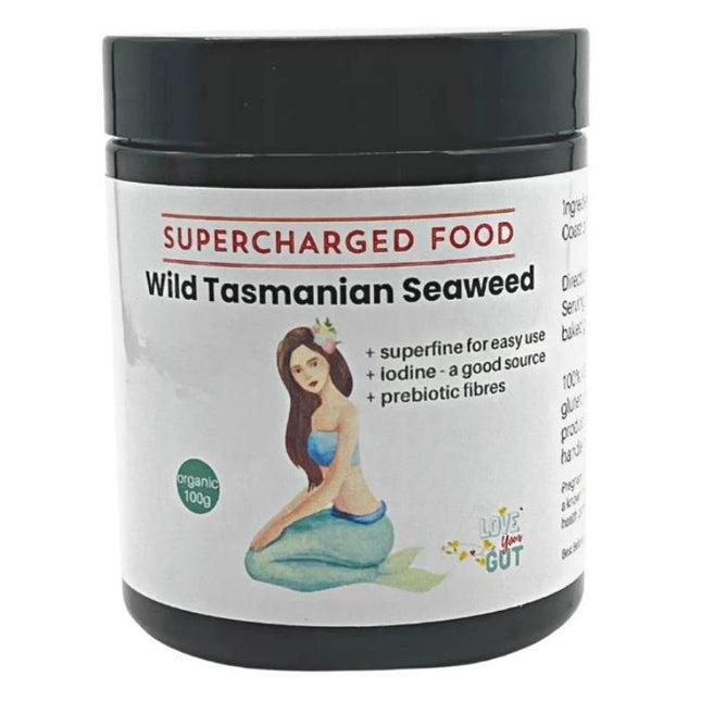 SUPERCHARGED FOOD WILD TASMANIAN SEAWEED (SUPERFINE) 100G