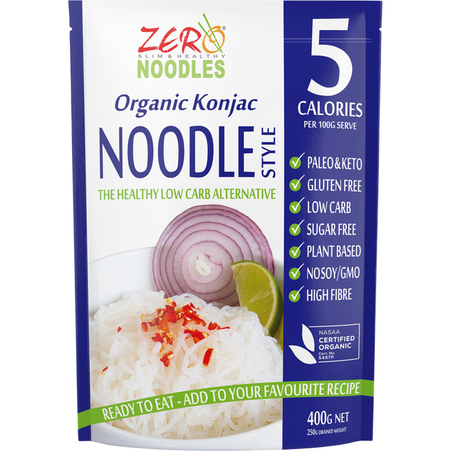 Zero Slim & Healthy Certified Organic Konjac Noodles 400g