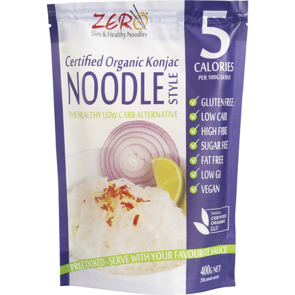 ZERO SLIM & HEALTHY - CERTIFIED ORGANIC KONJAC 400G