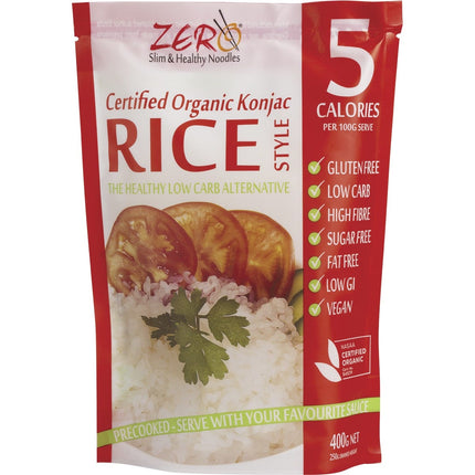 ZERO SLIM & HEALTHY - CERTIFIED ORGANIC KONJAC 400G