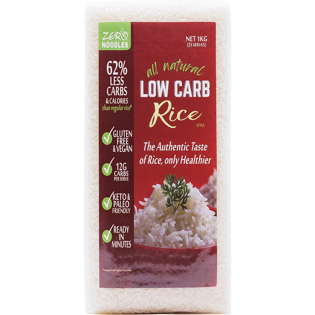 ZERO SLIM & HEALTHY Low Carb Rice 1kg | Grains & Pasta