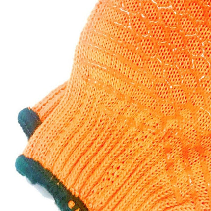 Adrenalin Knit Grip Work Gloves High Visibility Safety Gloves product image showing knit cuff closeup view 3