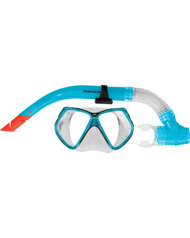 DAINTREE Snorkel Mask Set Silicone Tempered Glass for Adults and Kids Swimming Diving Gear Watersports Equipment