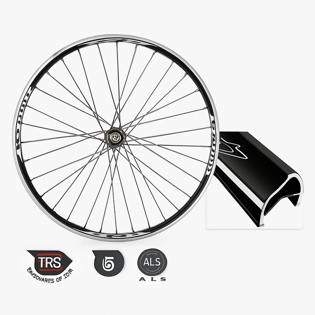 ALEX RIMS Evo 2 29er / 700c Wheelset Black Eyeleted Rim White Sealed Hub