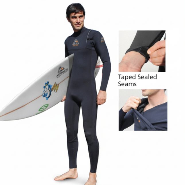 Adrenalin Hyperdry 3/2mm No Zip Steamer Wetsuit Black