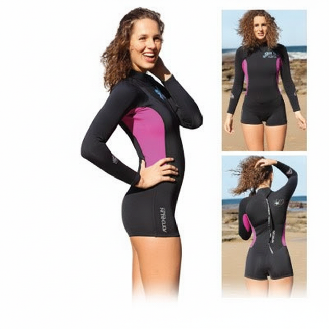 Women's Adrenalin Wahine 2mm Long Sleeve Shorty Wetsuit