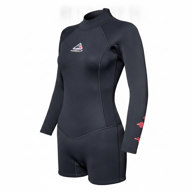 Women's Adrenalin Wahine 2mm Long Sleeve Shorty Wetsuit - side view