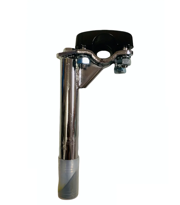 H/Stem BLACK, Ext 40mm, Quill Diam 25.4 mm, 22.2 Bar Bore, solid bolt