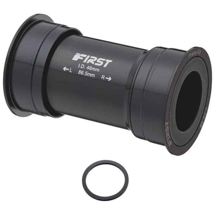 BOTTOM BRACKET SET - for Sram Dub, Alloy, w/2 sealed bearing, for shell 89.5-92mm, Press-Fit, for DUB 28.99 spindle & inner shell Dia.46mm, ANOD black