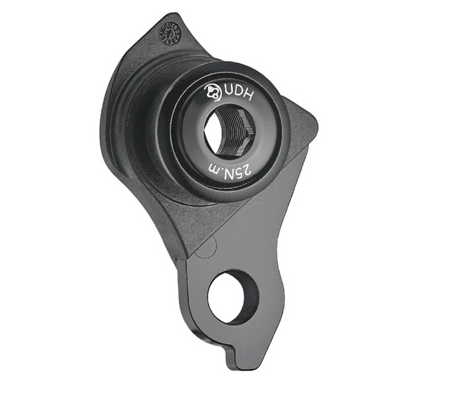 Rear Derailleur Hanger NYLON/ALLOY - for UDH, M12 x P1.0, matt black, w/screw & washer