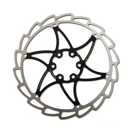 CLARKS MM Clarks 160mm Stainless Steel Single Piece Disc Rotor For Cycling - Black ED Finish, High-quality Bicycle Part