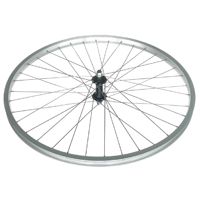 Front Bicycle Wheel 26 Inch Alloy Rim Steel Hub Mach1 Spokes Silver Black Hub For Cycling Enthusiasts