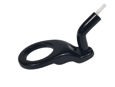 BICYCLE PARTS - CABLE HANGER - FRONT CABLE HANGER, 25.4MM, BLACK (SOLD INDIVIDUALLY)