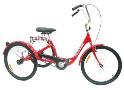 BICYCLE PARTS - TRIKE 20 6 SPEED SHIMANO, 2500 SERIES (DESIGNED IN AUSTRALIA) BRIGHT RED