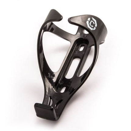 BICYCLE PARTS - BIDON CAGE - BLACK POLYCARBONATE BOTTLE CAGE, SUPER STRONG AND LIGHT, QUALITY CLARKS PRODUCT