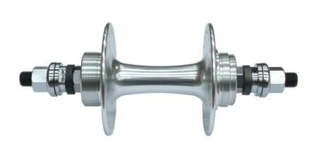 BICYCLE PARTS - HUB STURMEY ARCHER 36H REAR SILVER DOUBLE SIDED SEALED BEARING HIGH FLANGE TRACK HBT30R - 120/130MM O.L.D.
