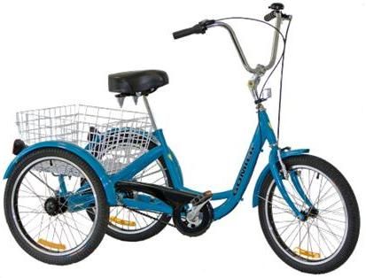 BICYCLE PARTS - TRIKE 20 COASTER (FOOTBRAKE), 2500 SERIES (DESIGNED IN AUSTRALIA) LOVELY BLUE