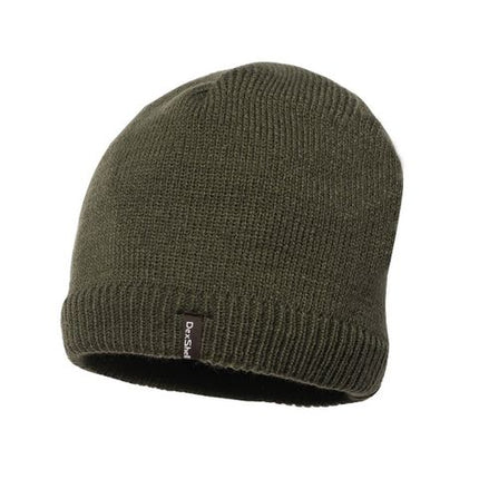 BICYCLE PARTS - HEADWEAR, BEANIE SOLO OLIVE GREEN, SMALL / MEDIUM, DEXSHELL, 3 LAYER CONSTRUCTION, MIDDLE LAYER WATERPROOF MEMBRANE, WATERPROOF, WINDPROOF