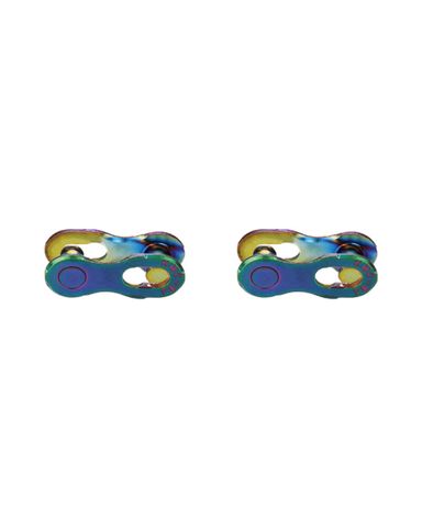 KMC Aurora 11 Speed Chain Connector Link - Rainbow Iridescent Metal Master Link For Cycling - 2 Piece Set
