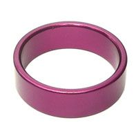 BICYCLE PARTS - SPACER ALLOY, 1 1/8 PURPLE - 10MM