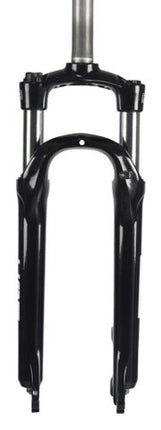 BICYCLE PARTS - SUSPENSION FORK, DISC ONLY, 24 XCT - JR P. COIL SPRING. PRELOAD ADJ, 1 1/8. 9MM DROP OUTS. DISC ONLY. 50MM TRAVEL, BLACK