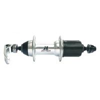 Joytech Rear Hub 7 Speed Quick Release Silver 36 Hole 130mm Spacing For Road And Mountain Bikes