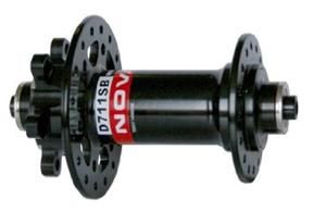 BICYCLE PARTS - HUB, FRONT DISC BLACK LIGHT WEIGHT 32H