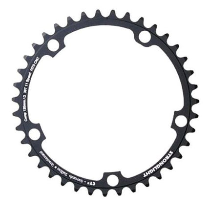 Stronglight 39T Road Crankset Chainring 135mm BCD 5 Hole 11 Speed 7075 CNC Black For Cycling