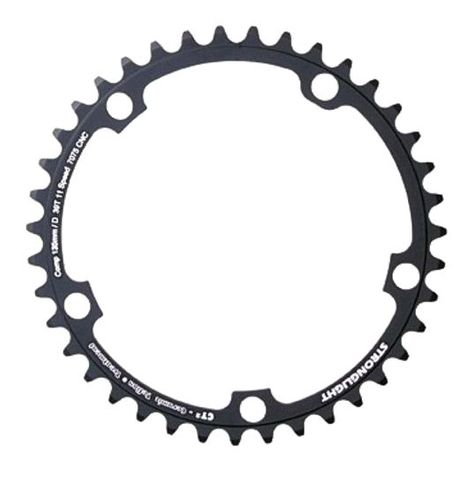 Stronglight 39T Road Crankset Chainring 135mm BCD 5 Hole 11 Speed 7075 CNC Black For Cycling