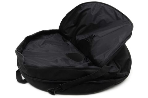 BICYCLE PARTS - WHEEL BAG - SUITS 26 - 29ER WHEELS, FITS 2 WHEELS, BUILT IN PADDED DIVIDER