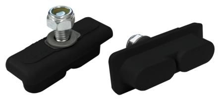 BICYCLE PARTS - BRAKE PADS - KOOL STOP COMPOSITE CONTINENTAL PADS KS - CBC BLACK