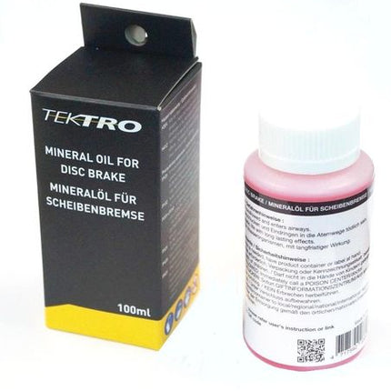 BICYCLE PARTS - FLUID MINERAL OIL 100CC - TEKTRO - HYDRAULIC DISC BRAKE OIL