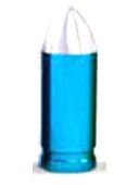 BICYCLE PARTS - BULLET CAP BLUE NZB - 2