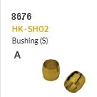 BICYCLE PARTS - HYDRAULIC HOSE FITTING - A - HK - SH02, BRASS OLIVE/BUSHING FOR SHIMANO, 5.3 X 6.9 X 6MM (10 PACK)